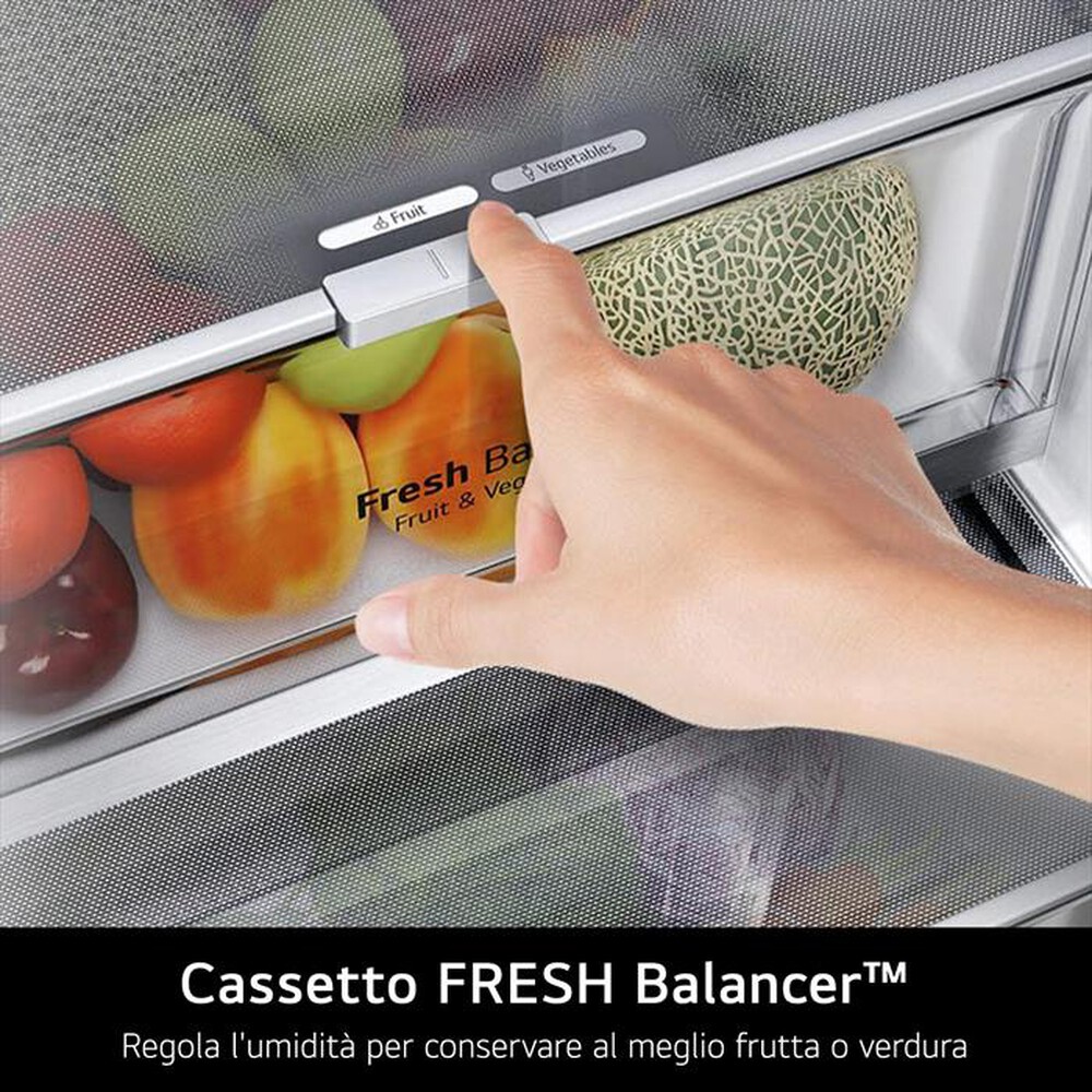 Immagine del prodotto LG - Frigorifero side by side INSTAVIEW GSGV81PYLL-Prime Silver