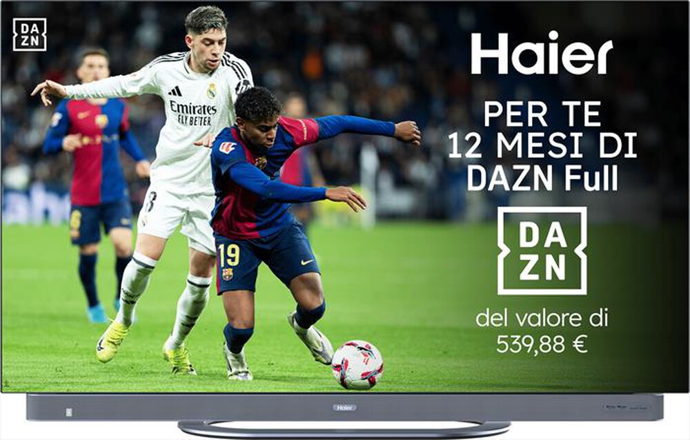 Immagine del prodotto HAIER - Smart TV OLED UHD 4K 55" H55C95EUX 120Hz-Nero