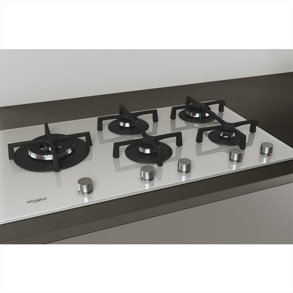 Immagine del prodotto WHIRLPOOL - Piano cottura a gas ELEMENTS GOA 9523/WH 86cm-Bianco