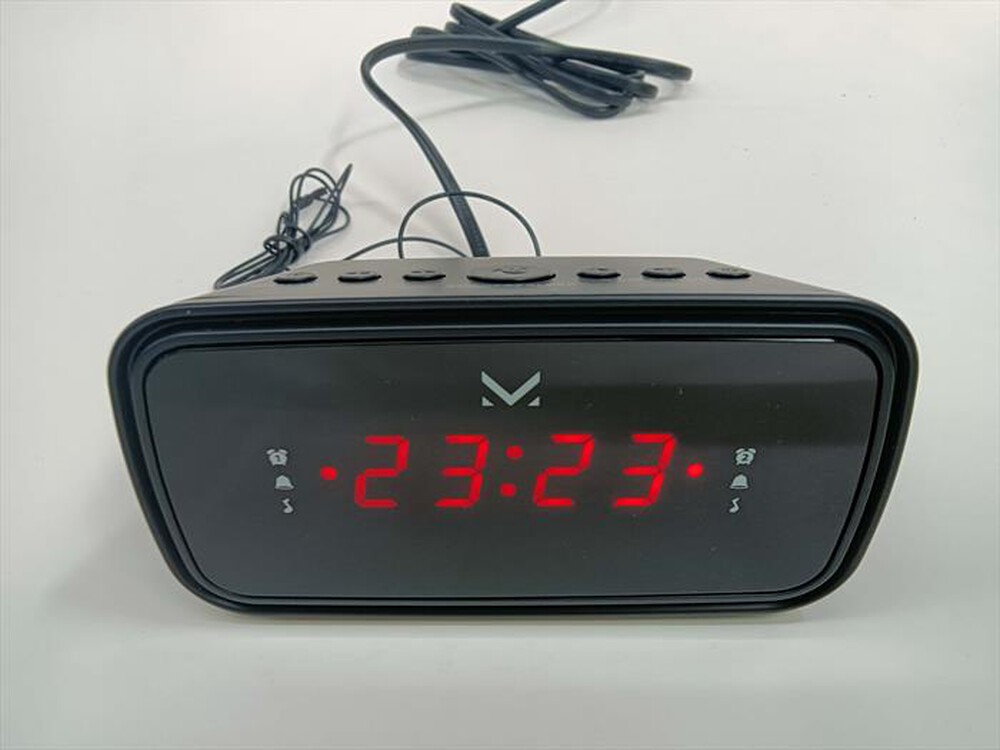 Immagine del prodotto MAJESTIC - Radio sveglia digitale con doppio allarme RS 166-NERO
