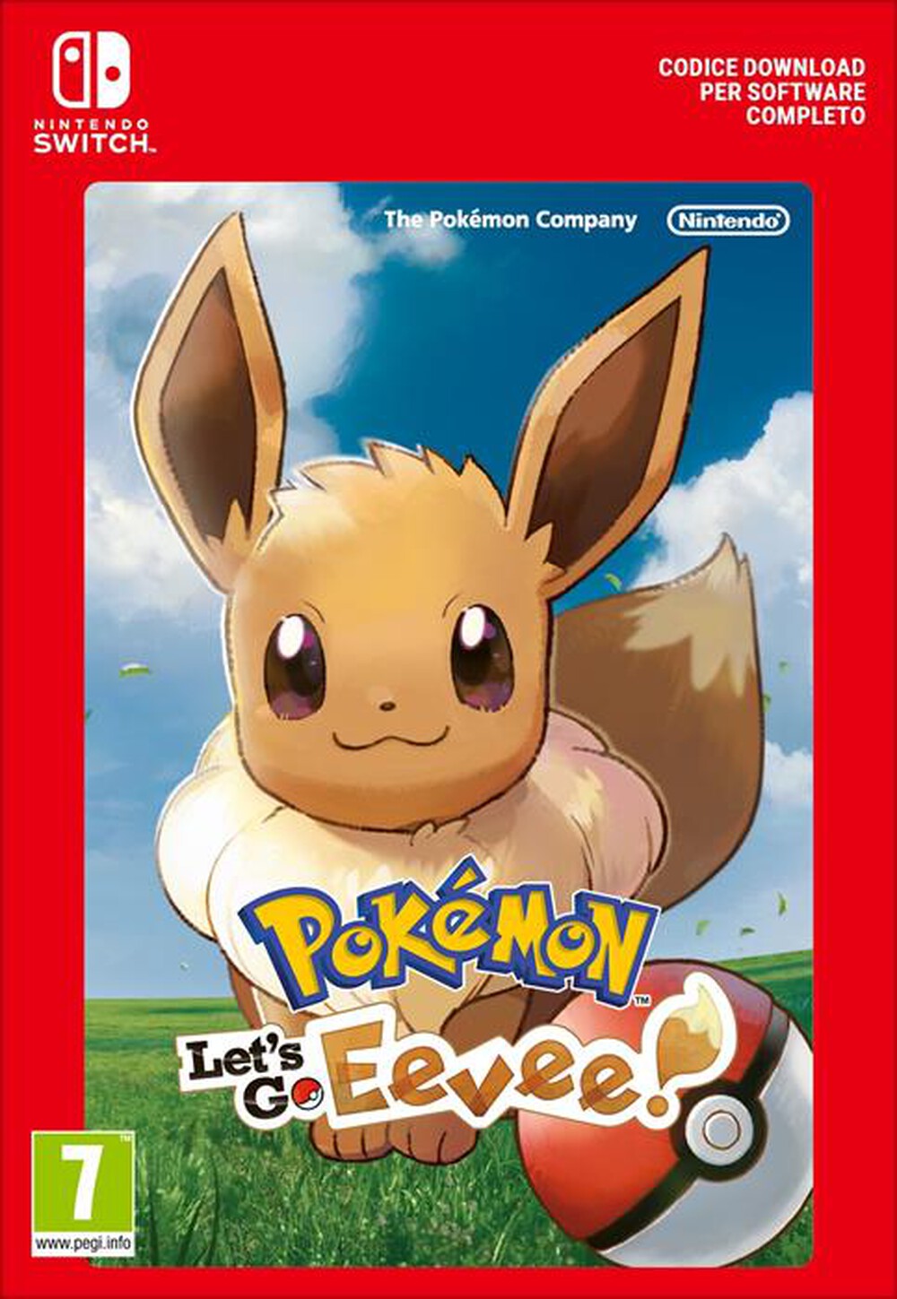 Immagine del prodotto NINTENDO - POK&Eacute;MON LET'S GO, EEVEE! - CODICE DOWNLOAD