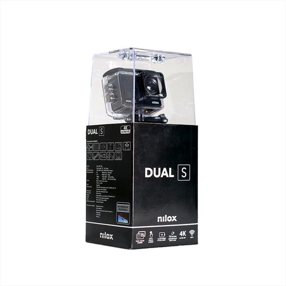Immagine del prodotto NILOX - Action Cam DUAL S-Black