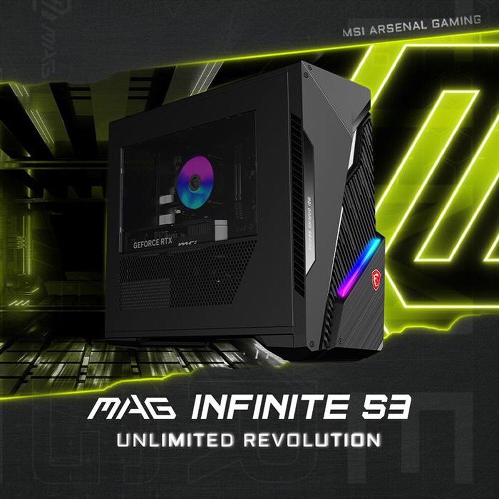 Immagine del prodotto MSI - Desktop MAG INFINITE S3 14NVM7-3237EU-Nero
