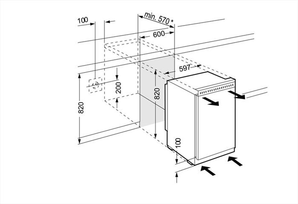 Immagine del prodotto LIEBHERR - Congelatore verticale UG 1211-26 Classe E 100 lt