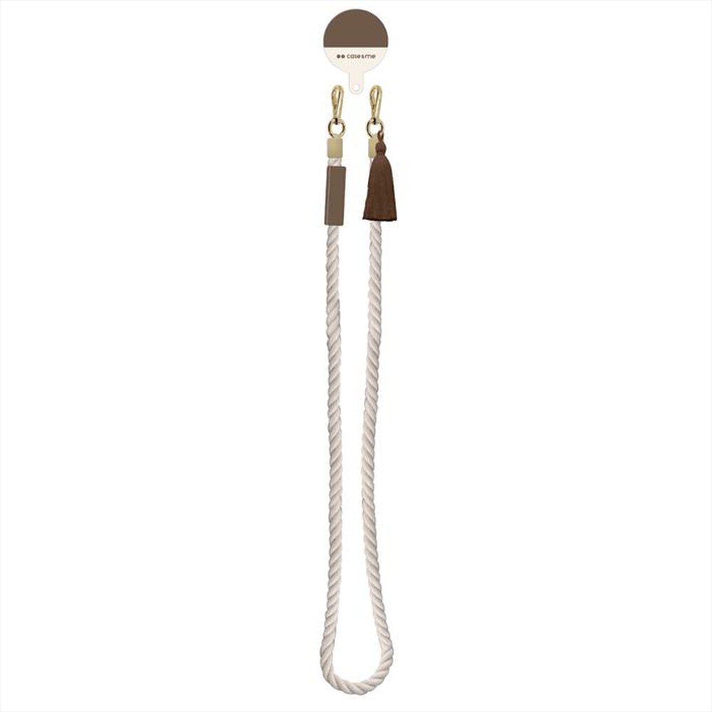 Immagine del prodotto SBS - Cord necklace torchon CMCORDNECKTW2-White brown