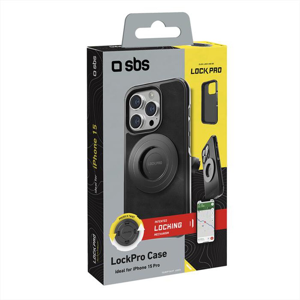 Immagine del prodotto SBS - Cover Lock Pro TEURIP1561P per iPhone 15 Pro