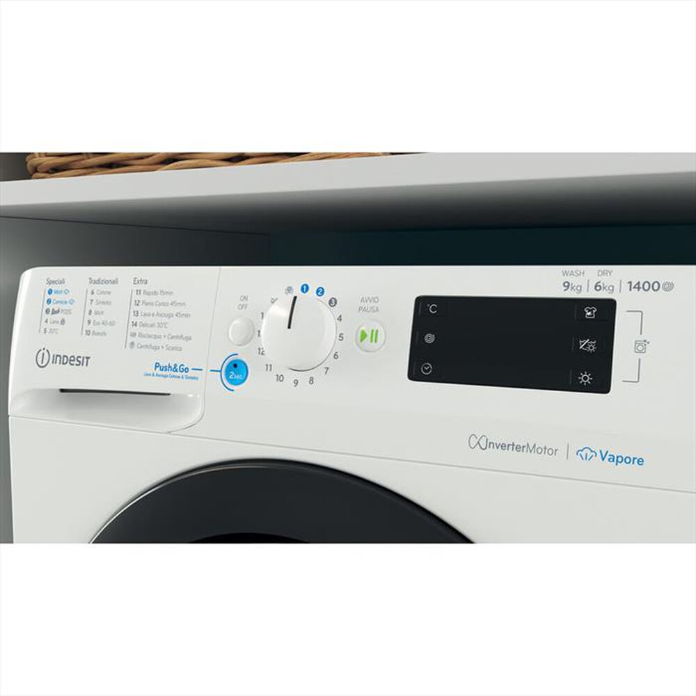 Immagine del prodotto INDESIT - Lavasciuga BDE 96436 WKV IT 9/6 Kg Classe A-Bianco