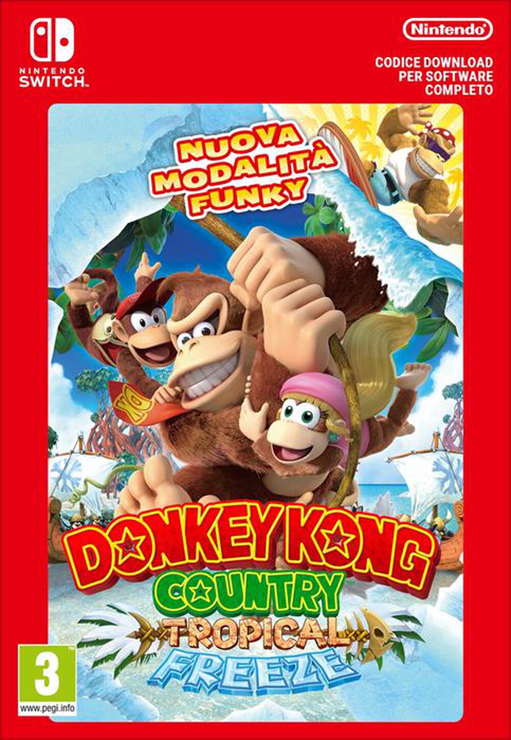 Immagine del prodotto NINTENDO - DONKEY KONG COUNTRY: TROP. FREEZE - COD. DOWNLOAD