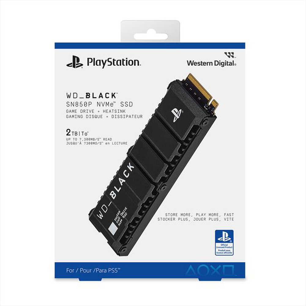 Immagine del prodotto WD - Hard disk interno SN850P NVME SSD FOR PS5 1TB