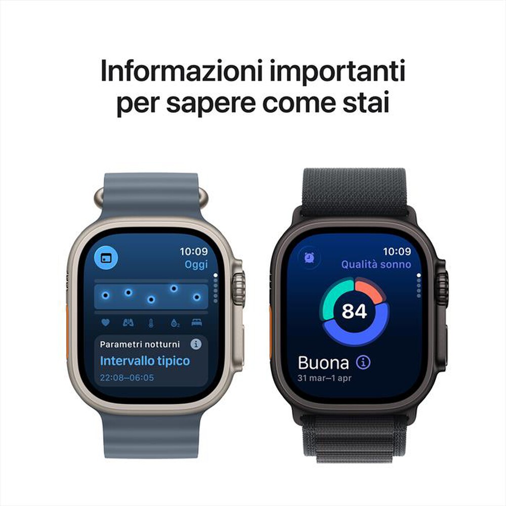 Immagine del prodotto APPLE - Watch Ultra 3 GPS + Cellular 49mm Titanio Nero-Alpine Loop Nero - M