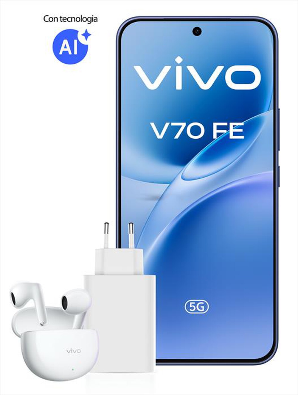 Immagine del prodotto VIVO MOBILE - Smartphone V70 FE 8+256 SPECIAL PACK-Ocean Blue