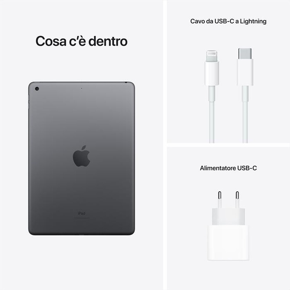 Immagine del prodotto APPLE - iPad 10.2" Wifi 256GB-Grigio Siderale