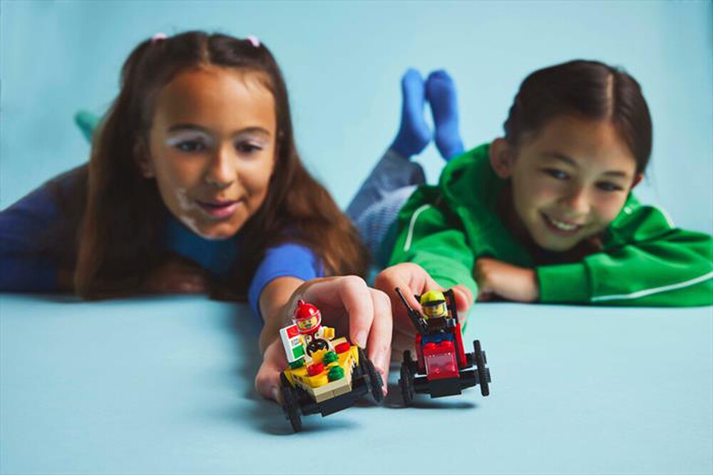 Immagine del prodotto LEGO - CITY Veicoli da corsa: pizzaiolo vs pompiere 60458