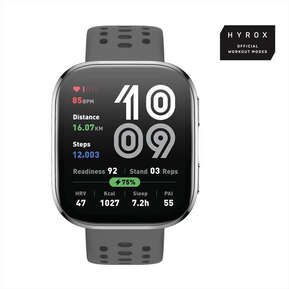 AMAZFIT - Fitness tracker BIP 6-Charcoal
