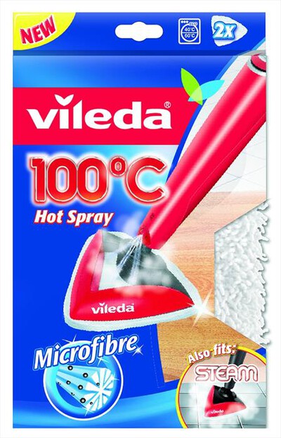 VILEDA - 100&deg;C Hot Spray Ricambio 2 pz-Bianco