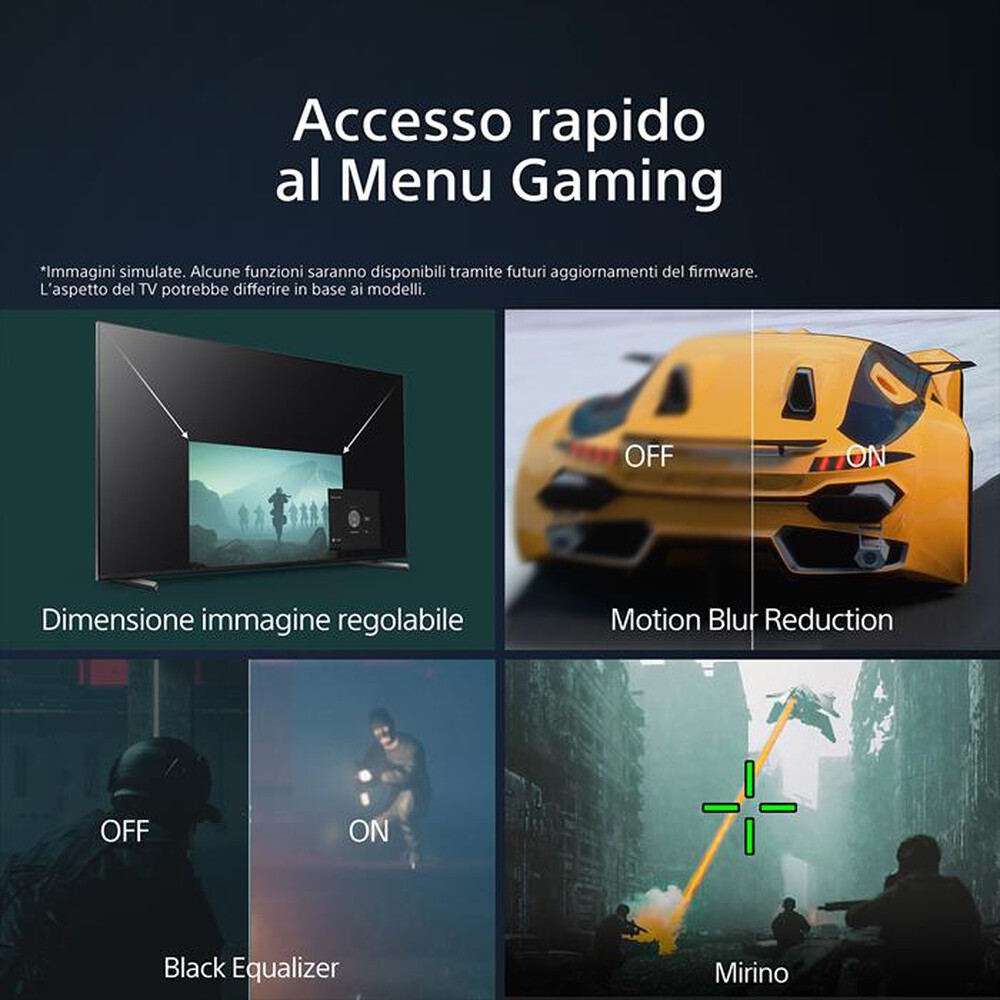 Immagine del prodotto SONY - Smart TV OLED UHD 4K 65" XR65A80LAEP-Nero