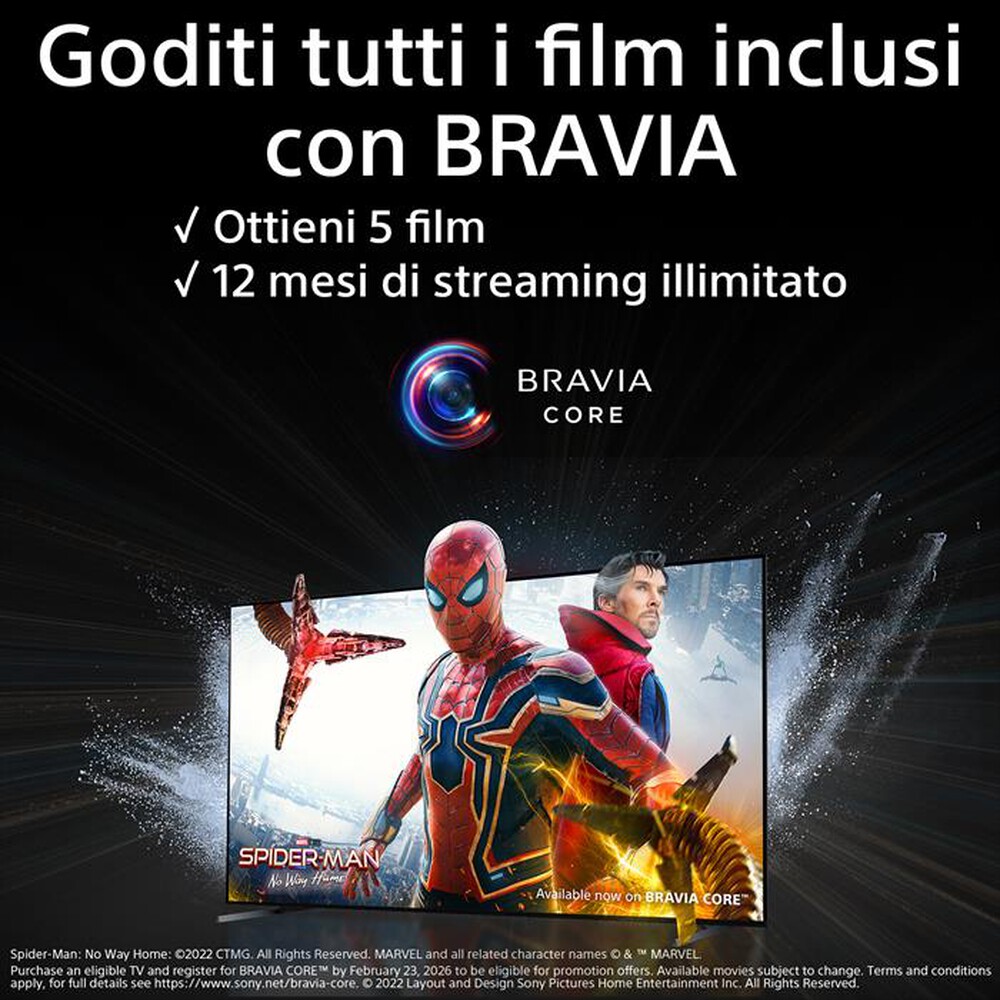 Immagine del prodotto SONY - Smart TV LED UHD 4K 43" KD43X80LPAEP-Nero