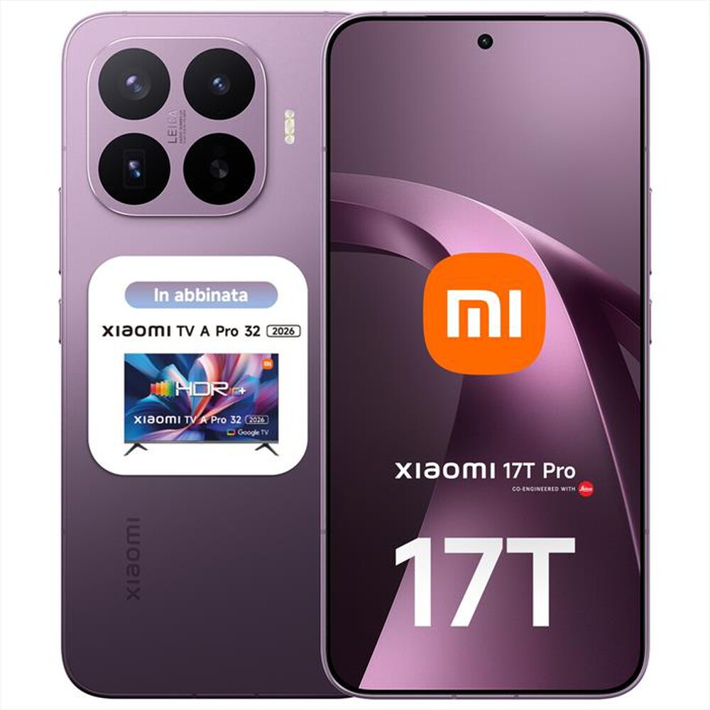 Immagine del prodotto XIAOMI - Smartphone XIAOMI 17T PRO 512GB+12GB-Deep Violet