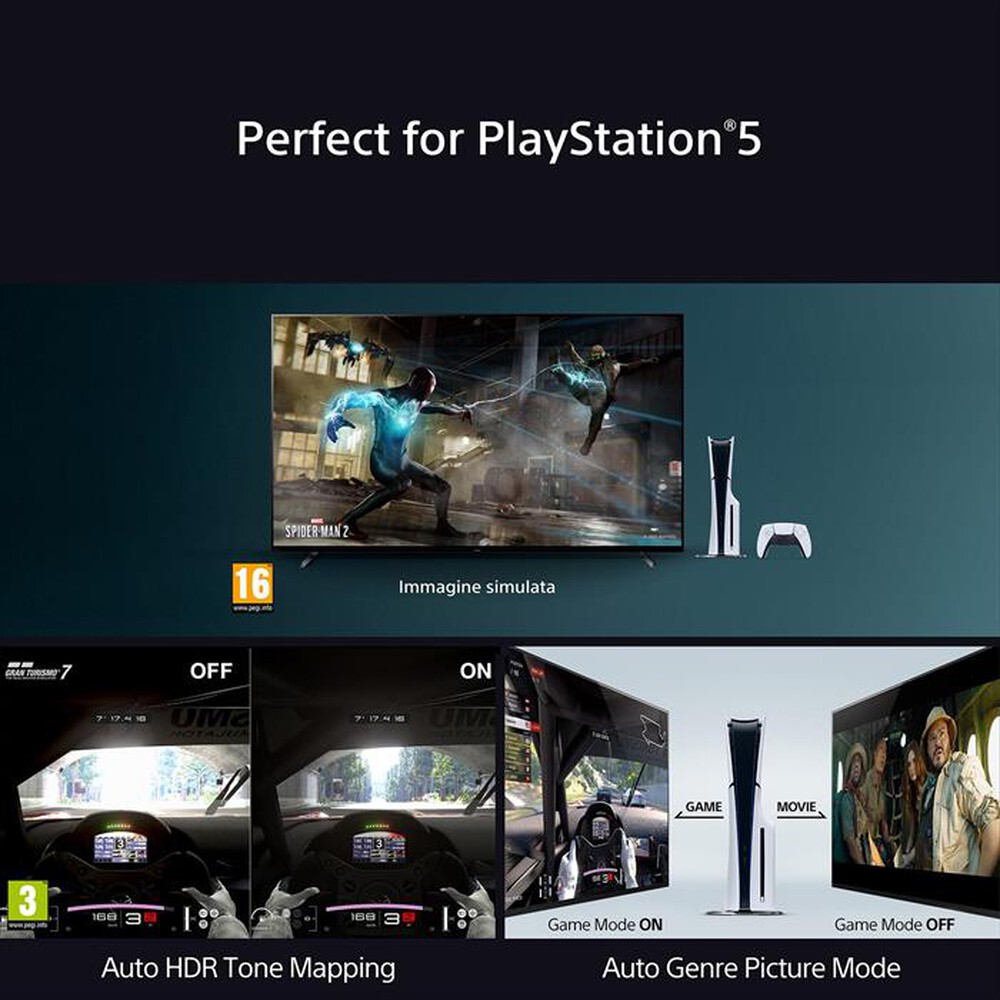 Immagine del prodotto SONY - Smart TV OLED UHD 4K 55" K55XR83PAEP-Nero