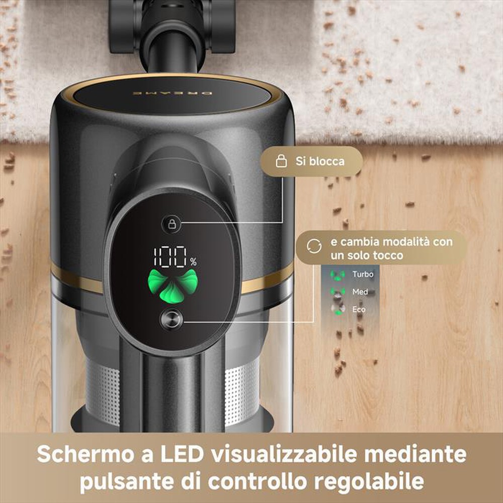 Immagine del prodotto DREAME - Scopa ricaricabile R20 SE-Nero / Oro