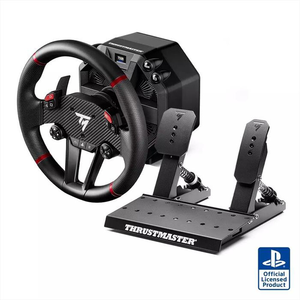 Immagine del prodotto THRUSTMASTER - Bundle volante+base volante+ pedaliera T598-Nero