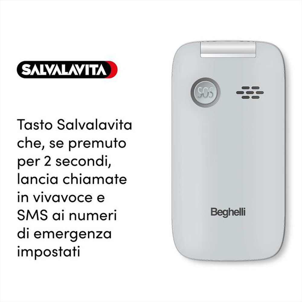 Immagine del prodotto BEGHELLI - Telefono 9201-grigio