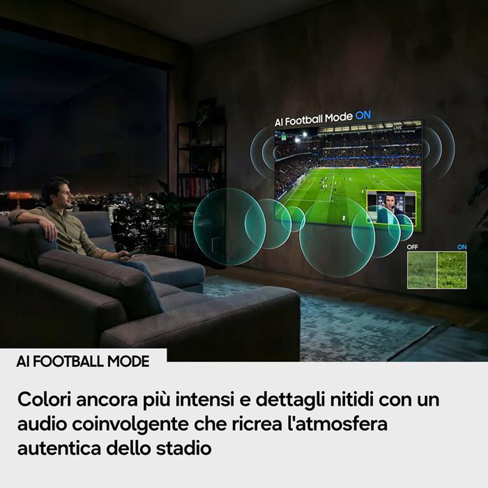 Immagine del prodotto SAMSUNG - Smart TV Mini LED 4K AI 85" UE85M80HAUXZT-Titan Black