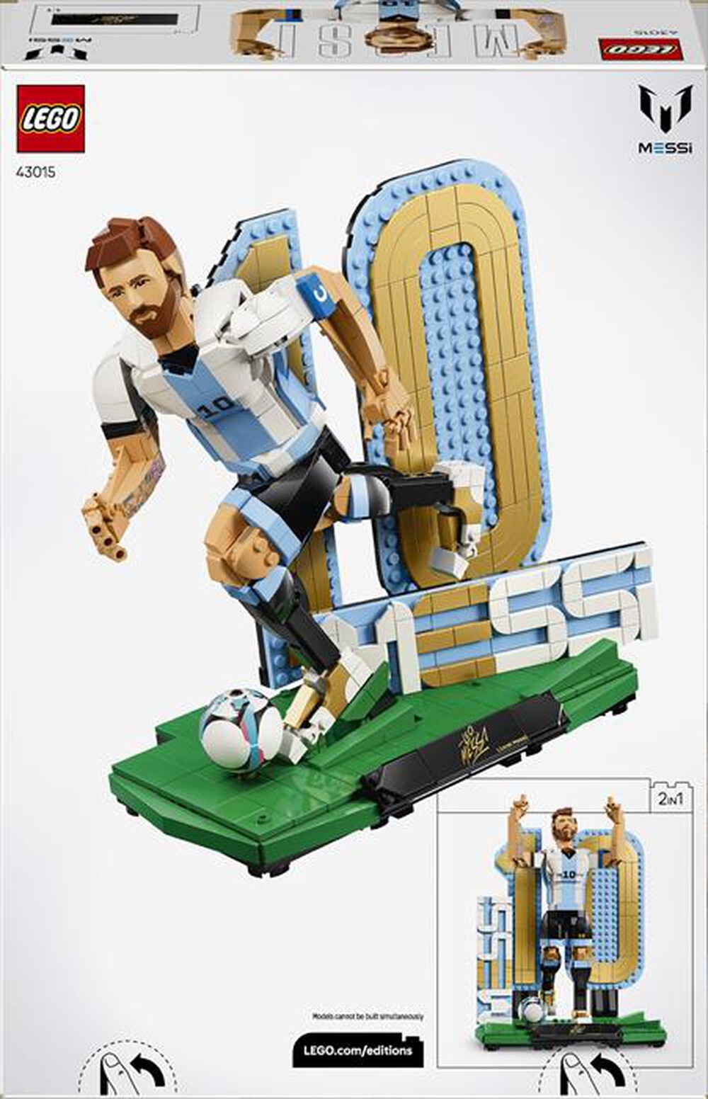 Immagine del prodotto LEGO - EDITIONS Lionel Messi Leggenda del calcio - 43015