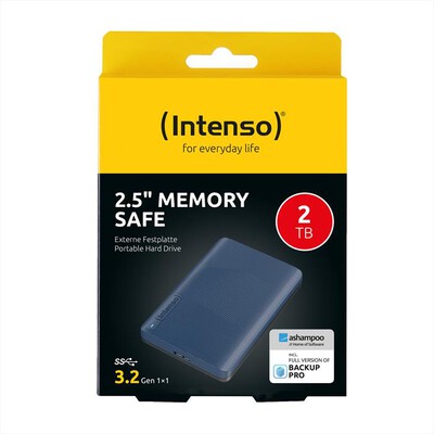 INTENSO - Hard disk MEMORY SAFE 2TB-BLU