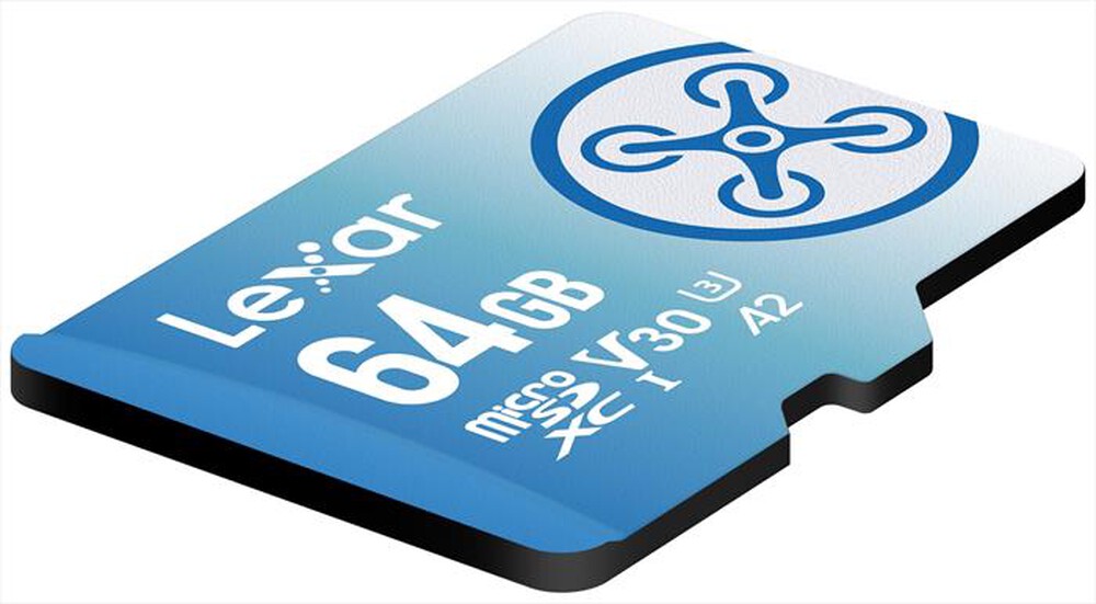 Immagine del prodotto LEXAR - 64GB FLY MICROSDXC-Blue