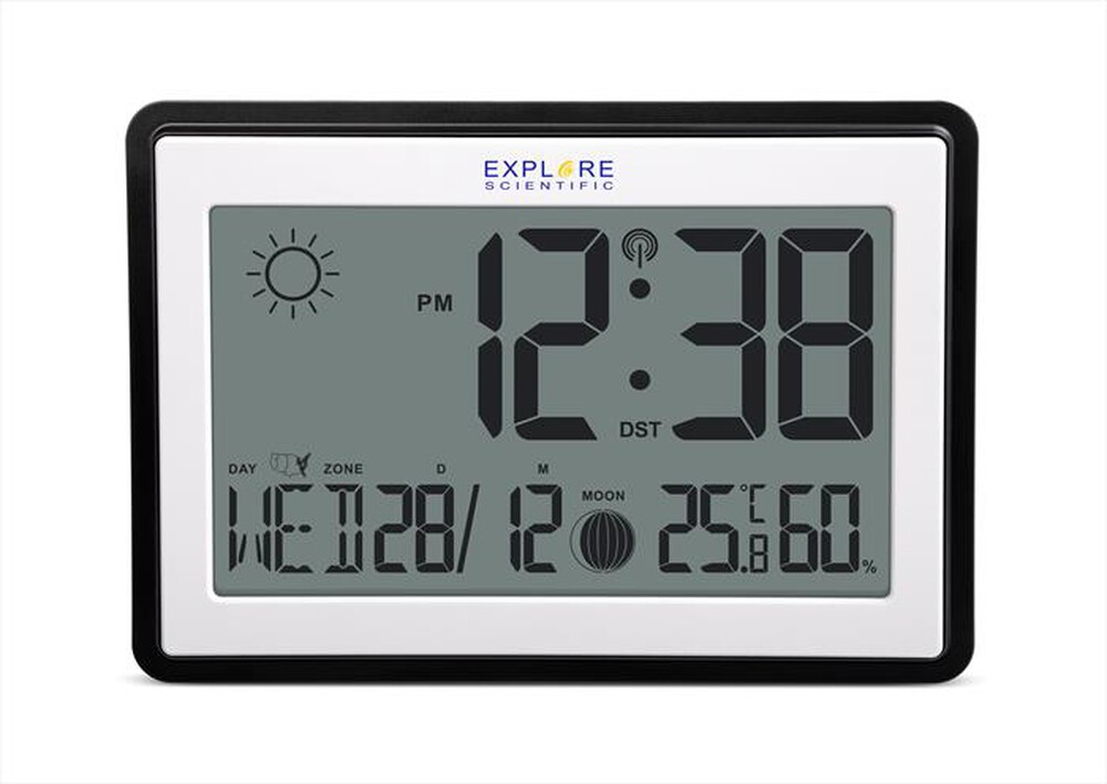 Immagine del prodotto EXPLORE SCIENTIFIC - RDC8002CM3000 OROLOGIO DA PARETE O DA TAVOLO-Black