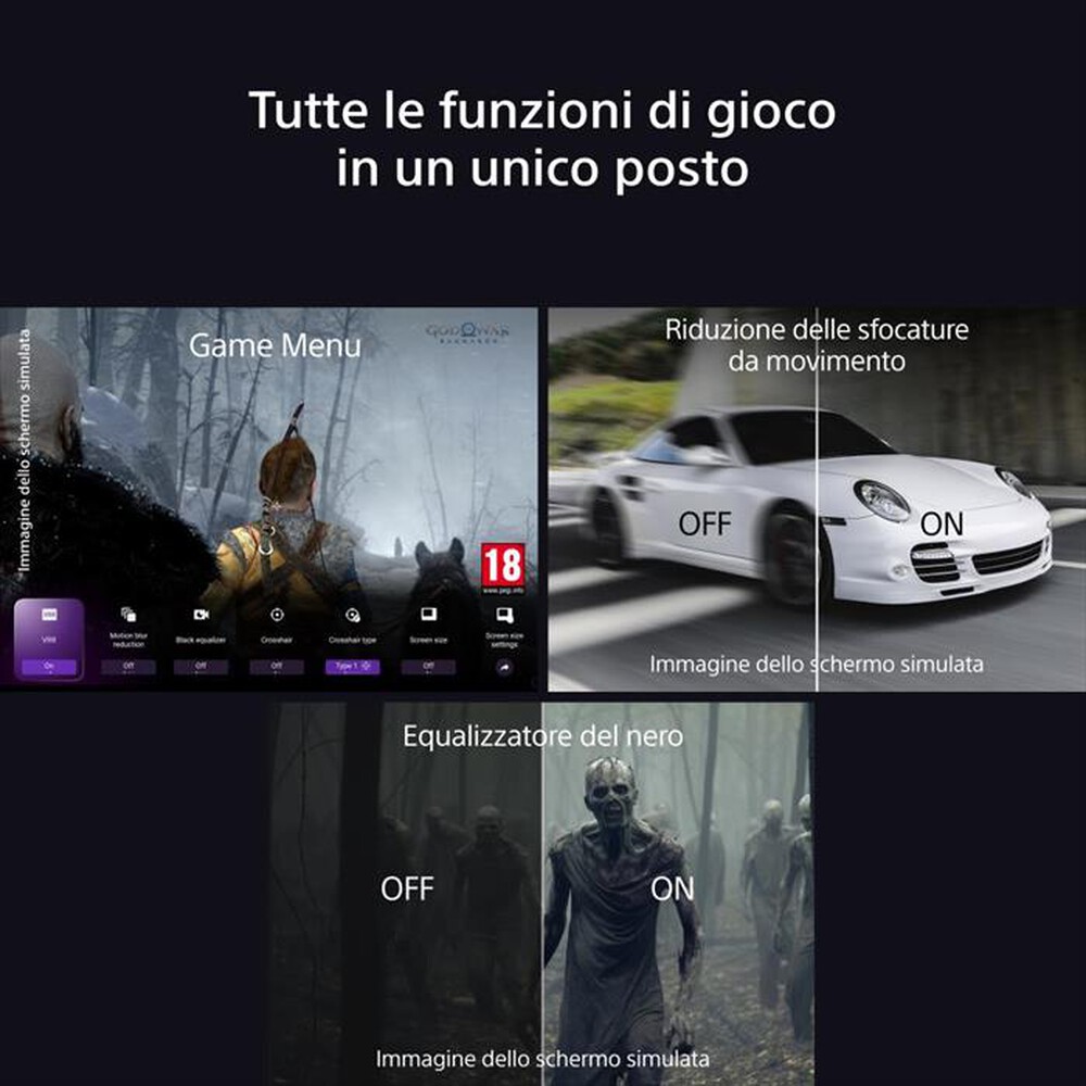 Immagine del prodotto SONY - Smart TV LED UHD 4K 85" K85S35BP.CEI-Nero