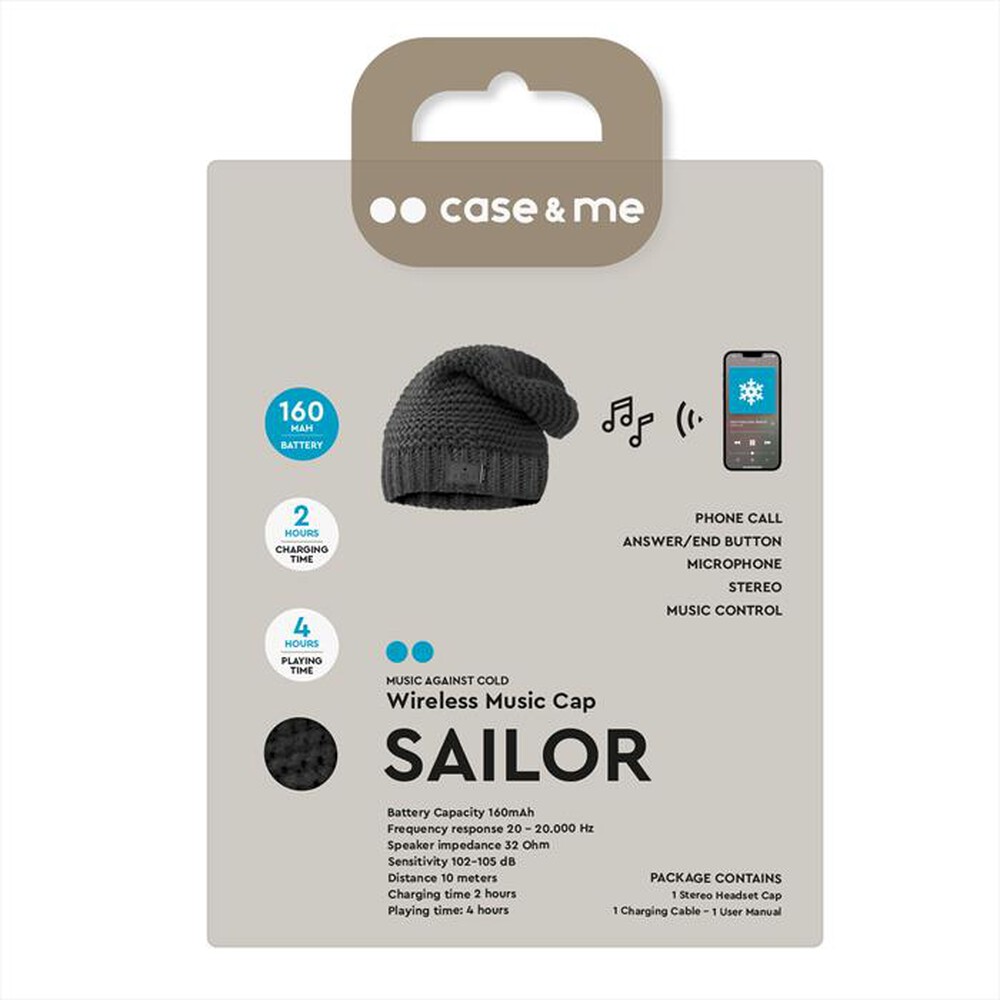 Immagine del prodotto SBS - Cappello wireless SAILOR CMWINTSAILBTK-Nero