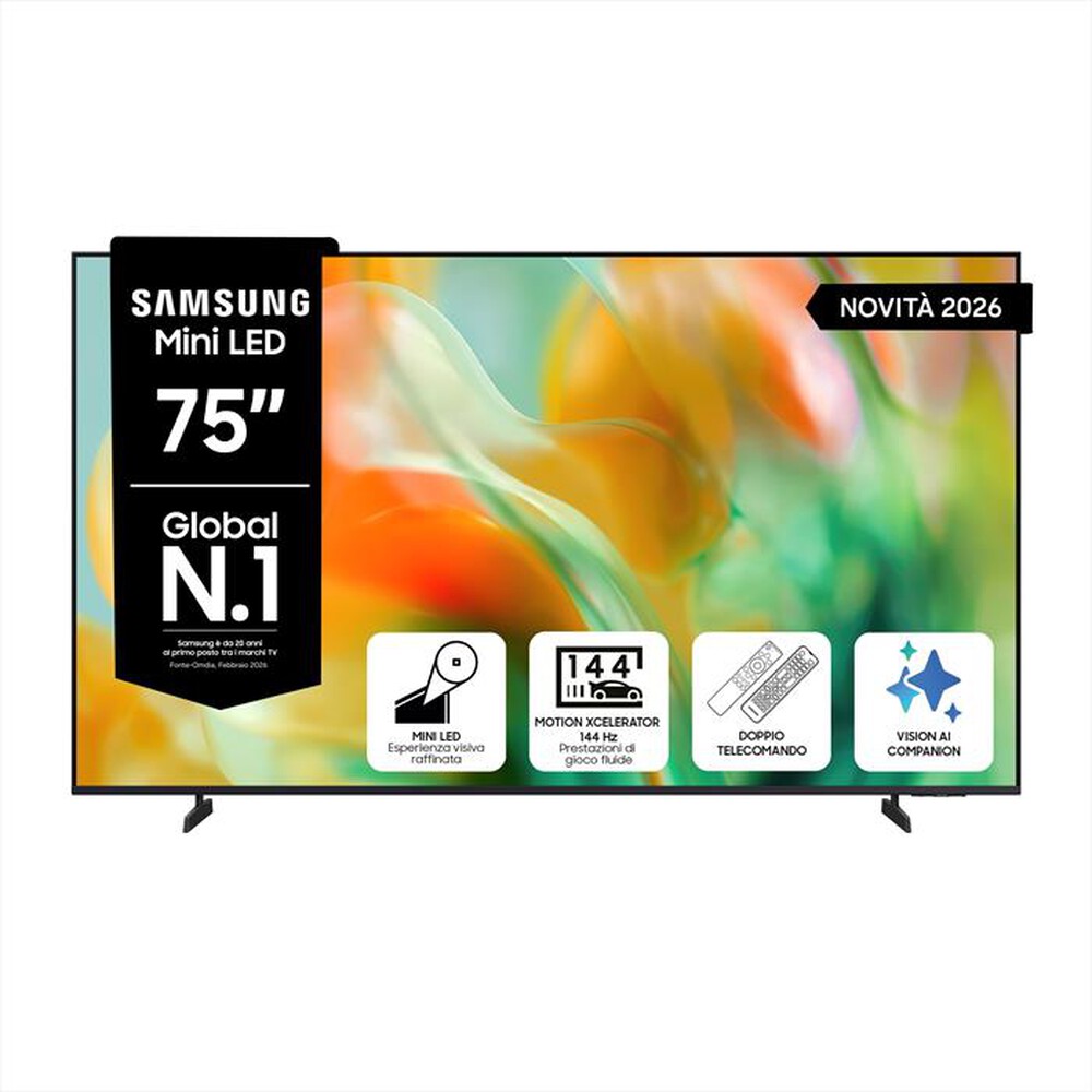 Immagine del prodotto SAMSUNG - Smart TV Mini LED 4K AI 75" UE75M80HAUXZT-Titan Black