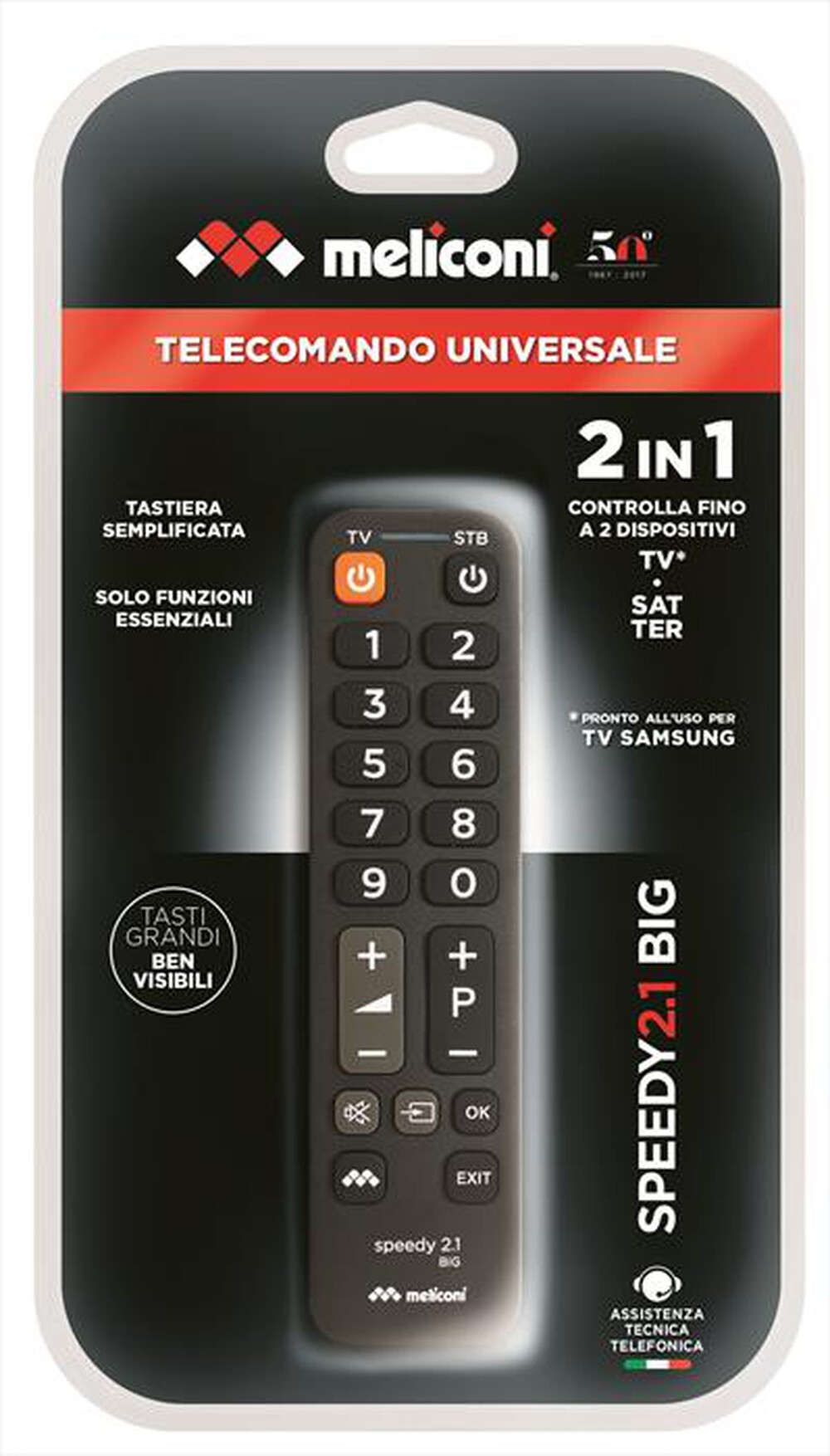 Immagine del prodotto MELICONI - SPEEDY 2.1 BIG-Plastiche in ABS nero