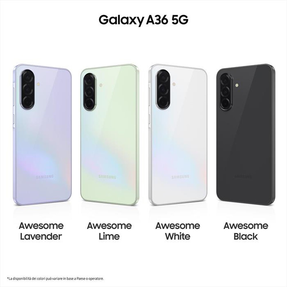 Immagine del prodotto SAMSUNG - Smartphone Galaxy A36 5G 128GB-Awesome Lavender