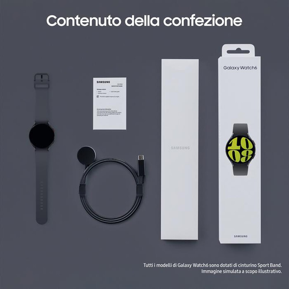 Immagine del prodotto SAMSUNG - Galaxy Watch6 44mm-Graphite