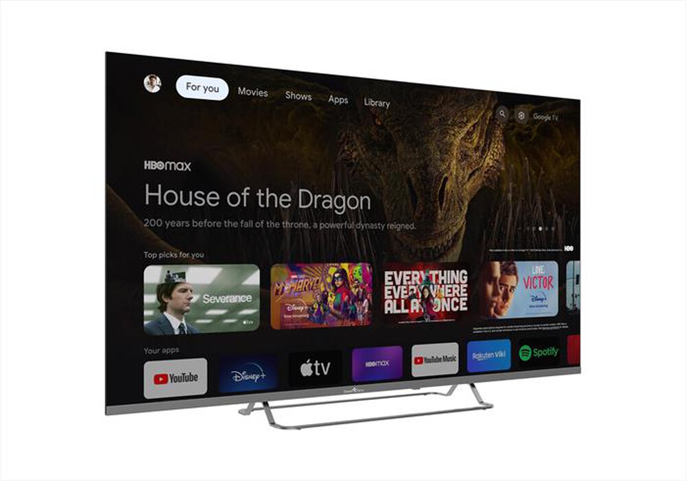 Immagine del prodotto SMART TECH - Smart TV LED UHD 4K 55" 55QG02V-GRIGIO