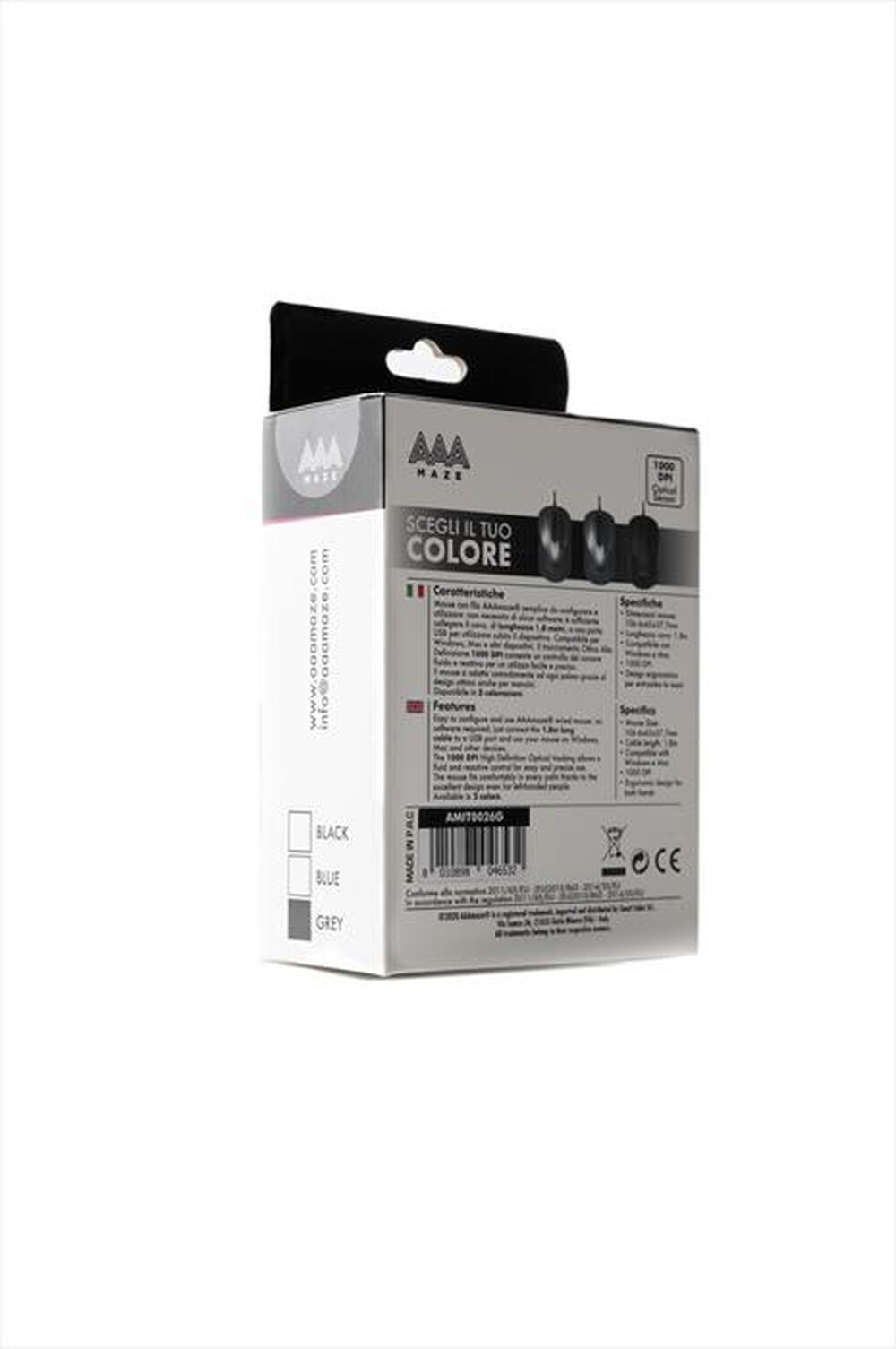 Immagine del prodotto AAAMAZE - MOUSE 3D USB-Blu