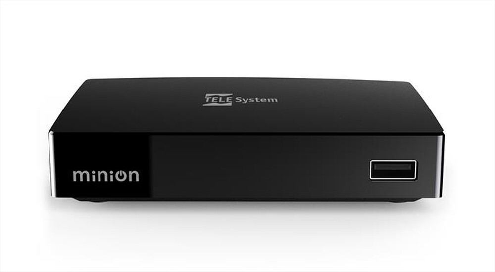 Immagine del prodotto TELESYSTEM - ZAPPER MINION ENTRY T2 HEVC, SCART, HDMI, TLC-BLACK