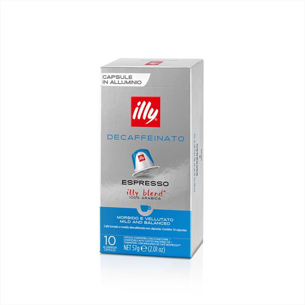 Immagine del prodotto ILLY - 10 CAPSULE COMPATIBILI NESPRESSO DECAFFEINATO
