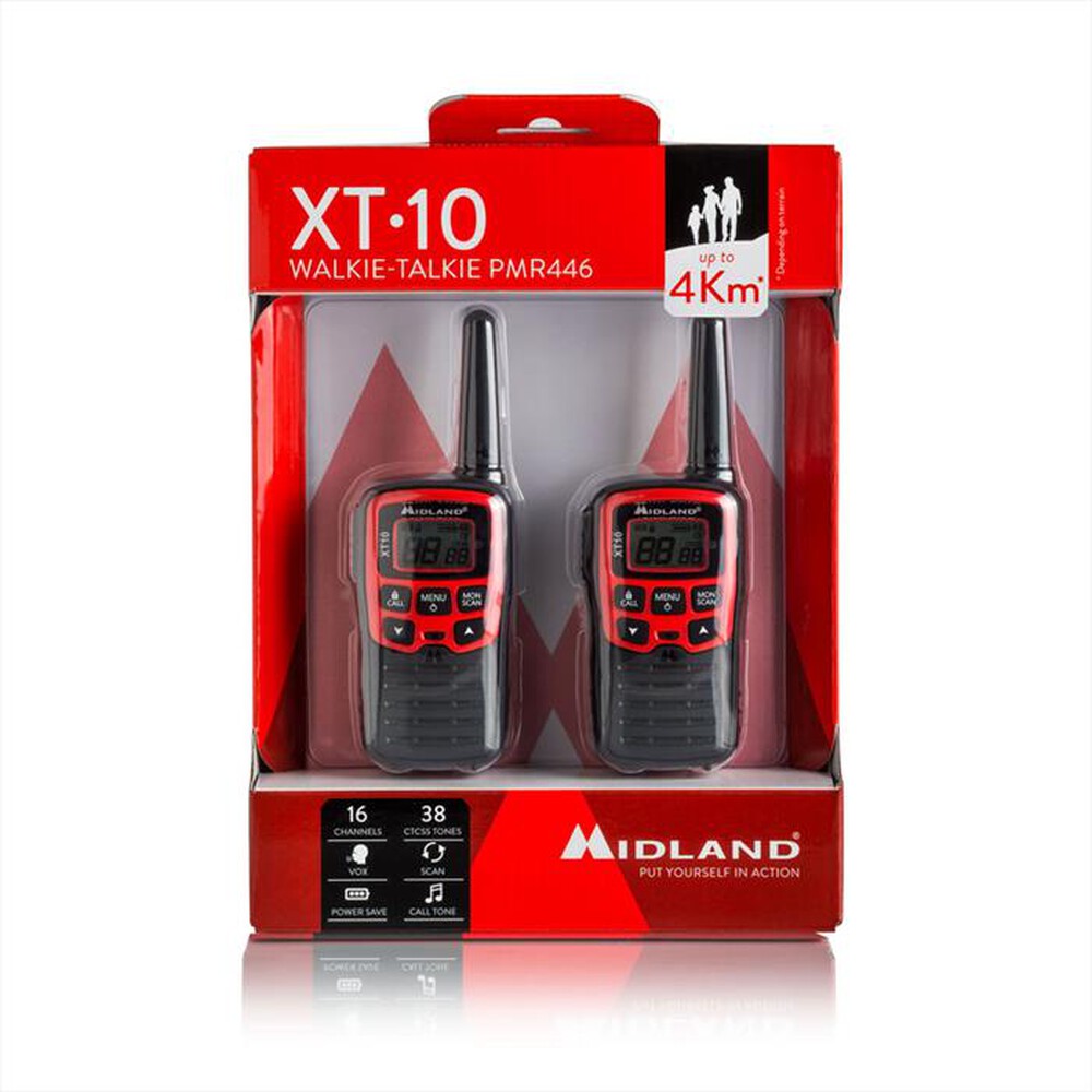 Immagine del prodotto MIDLAND - XT-10-Nero/Rosso
