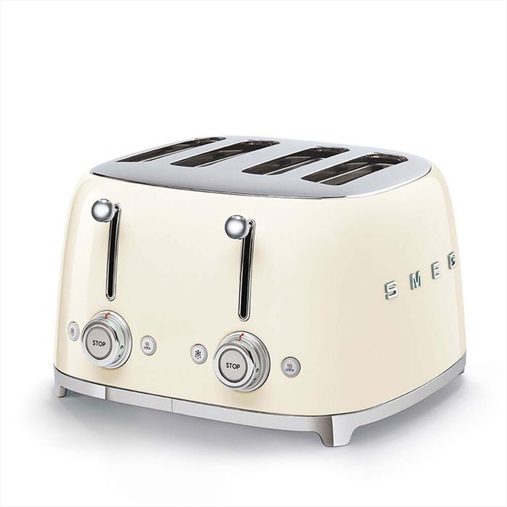 Immagine del prodotto SMEG - Tostapane 50's Style 4x4 fette &ndash; TSF03CREU-panna