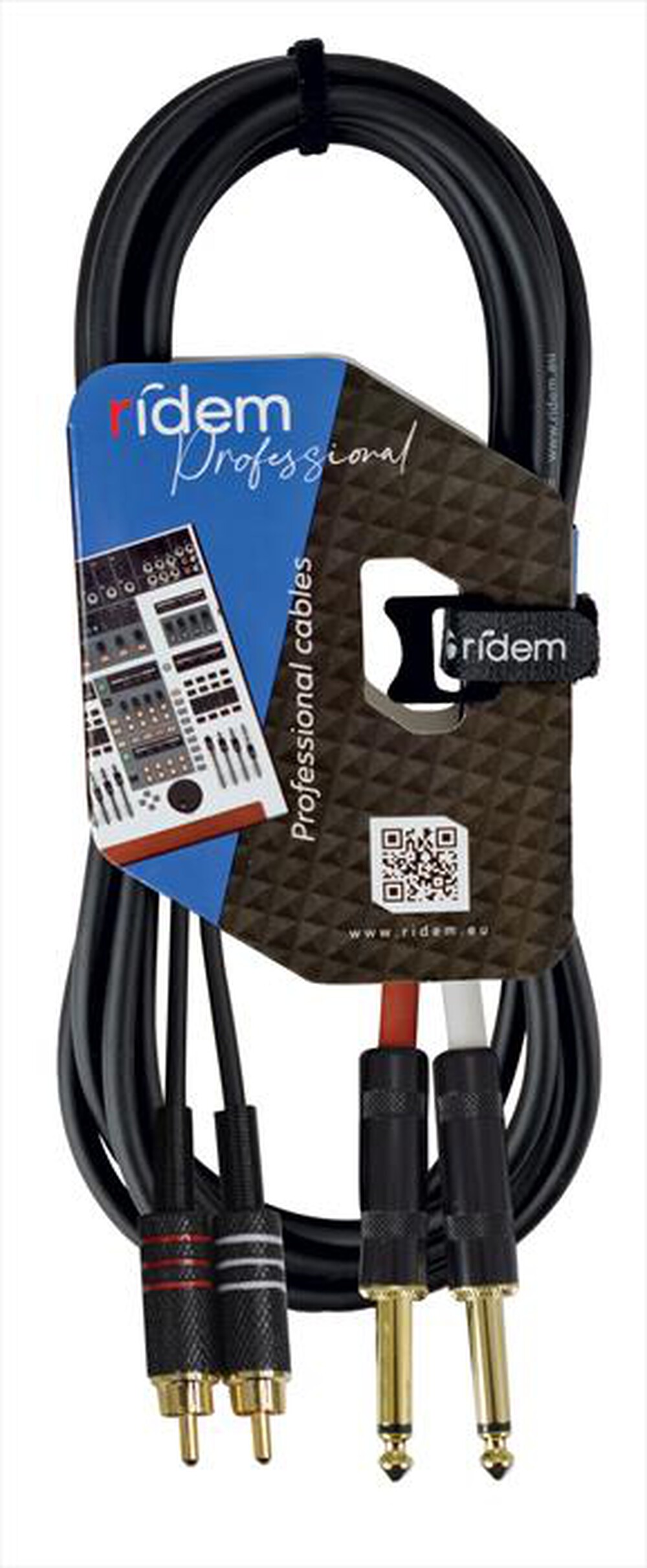Immagine del prodotto KARMA - RDM C83 Cavo 2 x jack 6.3 mono / 2xRCA M-Nero