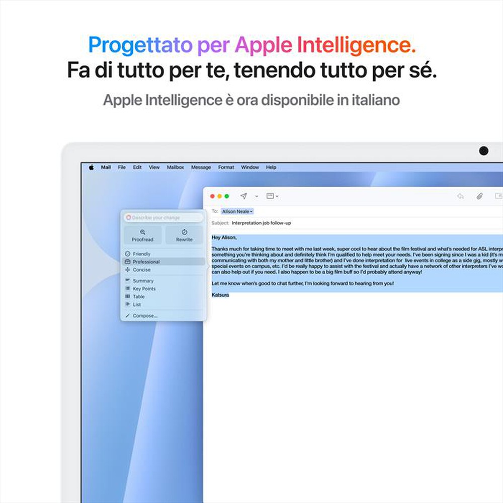Immagine del prodotto APPLE - iMac Retina 24" 4.5K M4 Core 10 CPU 10 GPU 256GB-Blu