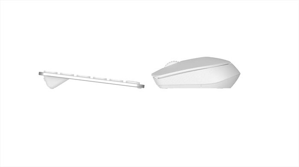 Immagine del prodotto RAPOO - Kit tastiera e mouse wireless ultra slim 9310M-White - Bianco