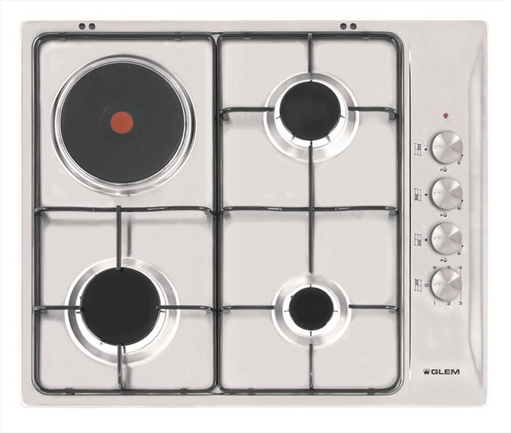 Immagine del prodotto GLEM GAS - Piano cottura misto GTL647IX 50 cm-Inox