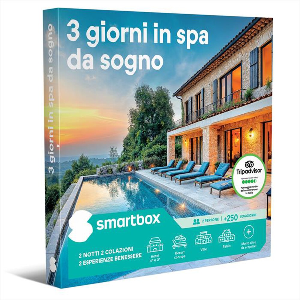 Immagine del prodotto SMARTBOX - 3 GIORNI IN SPA DA SOGNO-eBox digitale