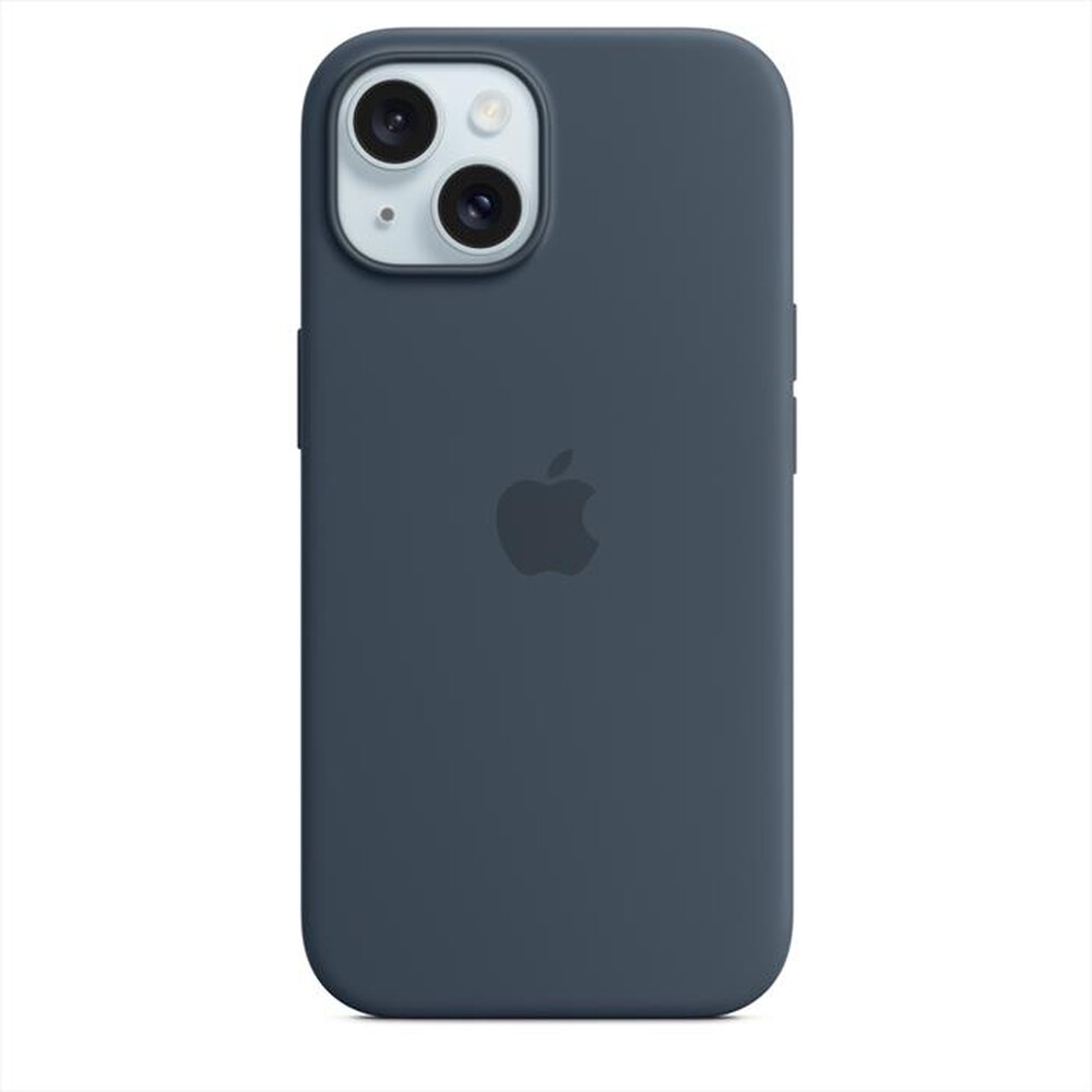 Immagine del prodotto APPLE - Custodia MagSafe silicone iPhone 15-Blu Tempesta