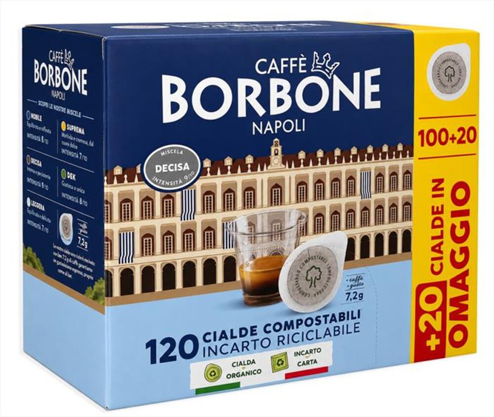 Immagine del prodotto CAFFE BORBONE - CIALDA 100+20 DECISA